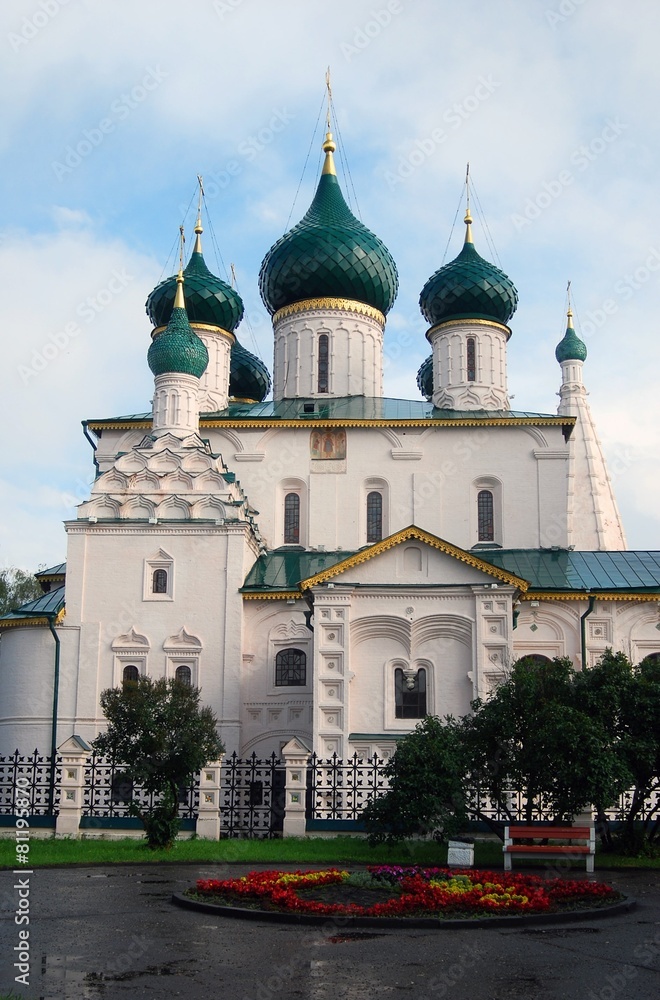 Elijah the Prophet church, Yaroslavl, Russia. UNESCO Heritage