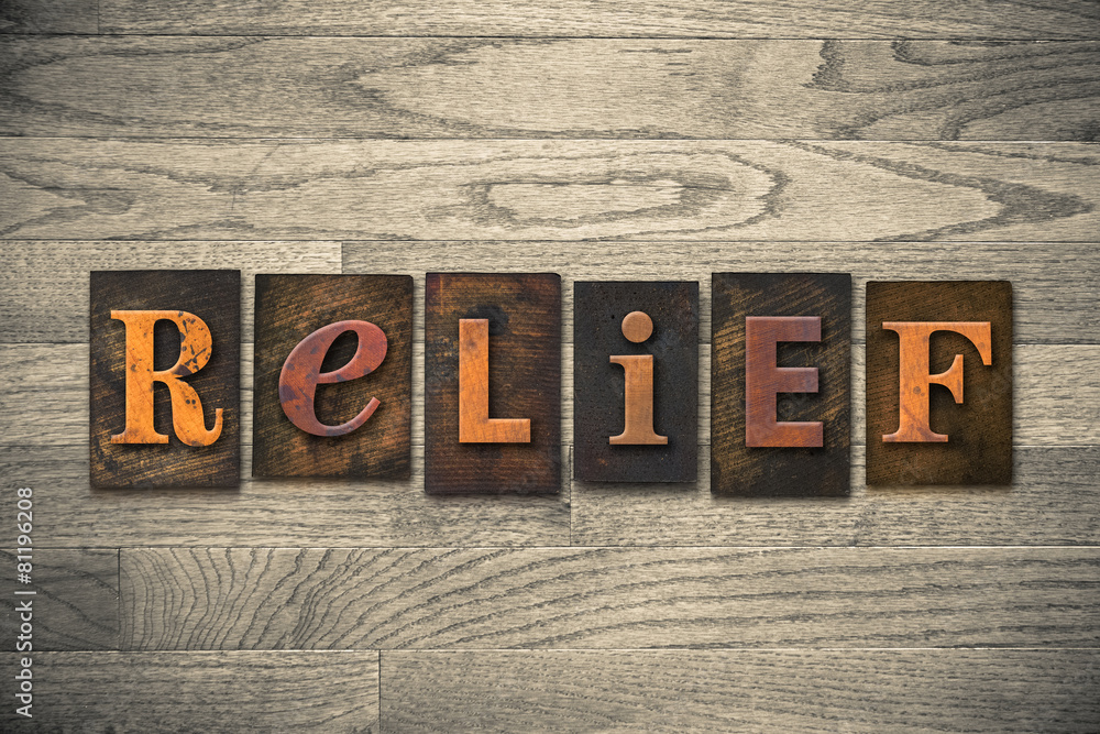 Fototapeta premium Relief Wooden Letterpress Theme