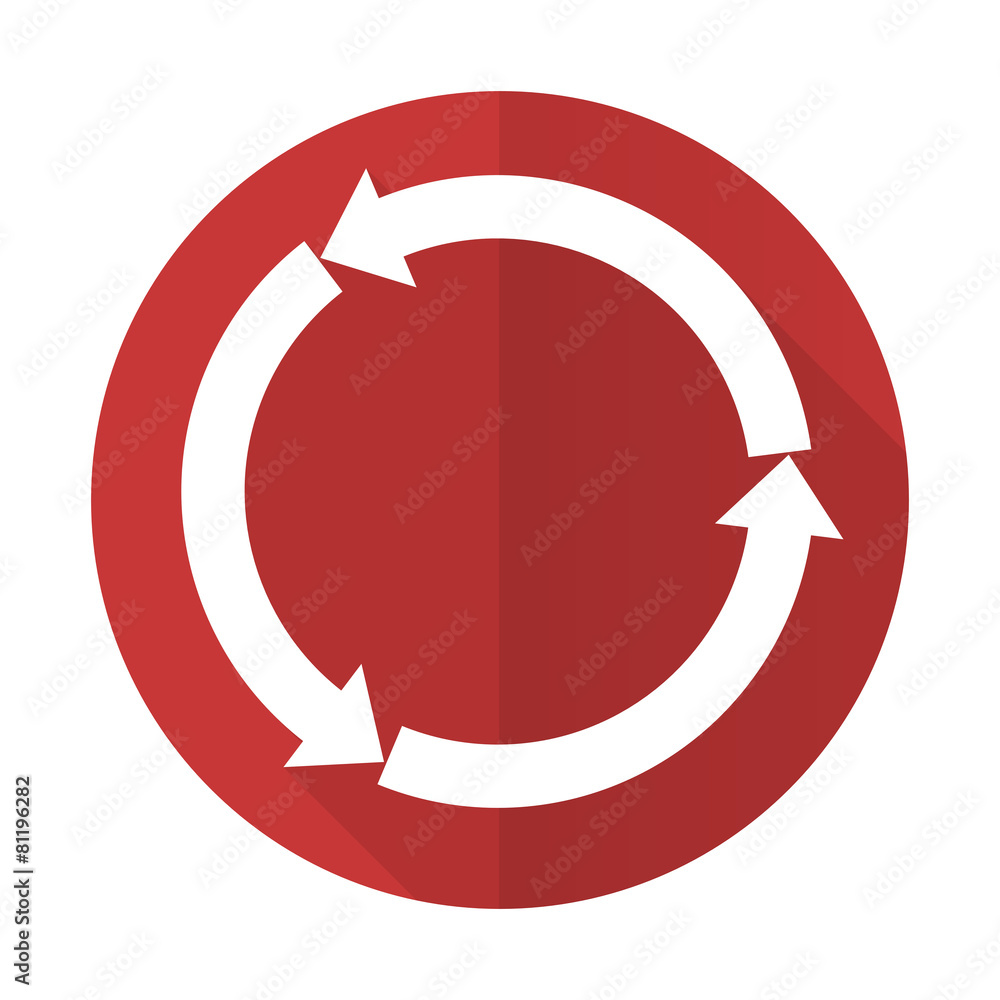refresh red flat icon reload red flat icon refresh red flat icon reload red flat icon