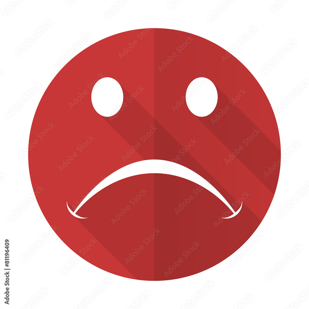 cry red flat icon cry red flat icon