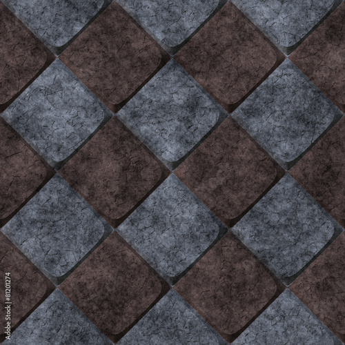 Old tiles seamless generated texture