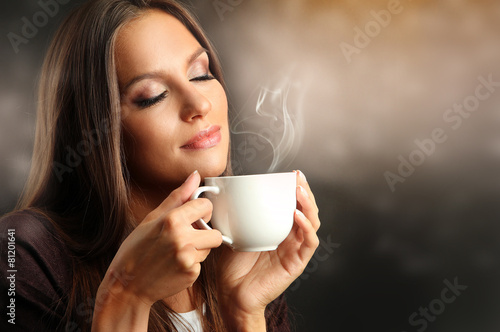 Beautiful young woman with ...