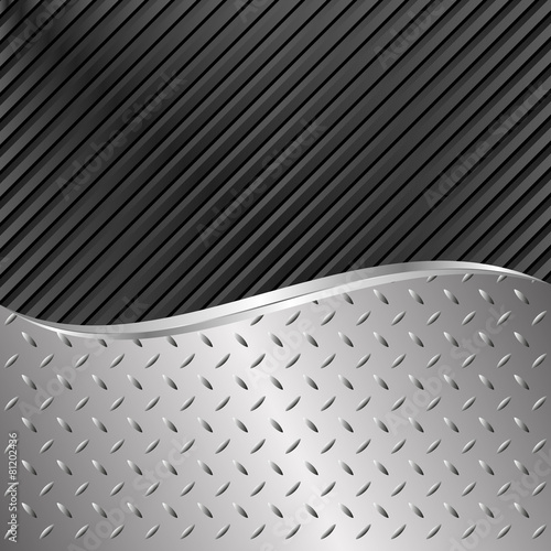metallic texture and black background