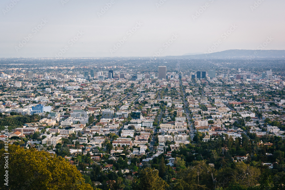 View of Los Angeles from Griffith Observatory, in Los Angeles, C