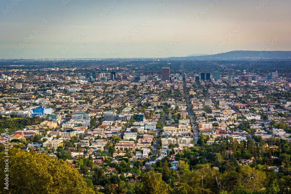 View of Los Angeles from Griffith Observatory, in Los Angeles, C