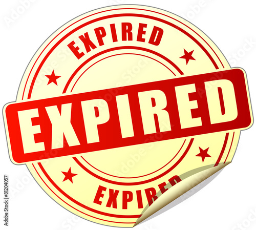 expired label