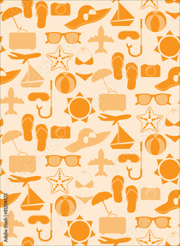 summer seamless pattern