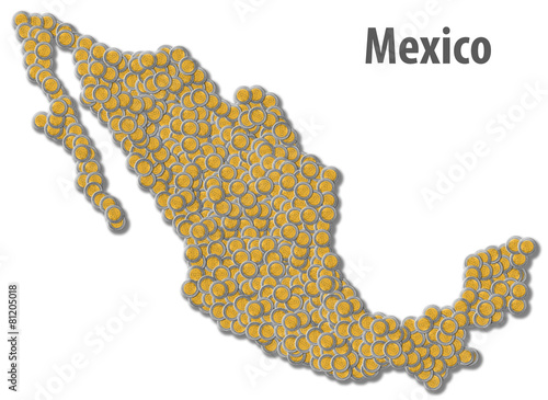 Mexican Peso Map