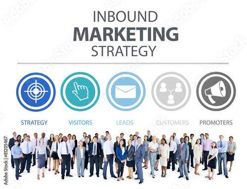 Inbound Marketing Strategy Advertisement Commercial Concept