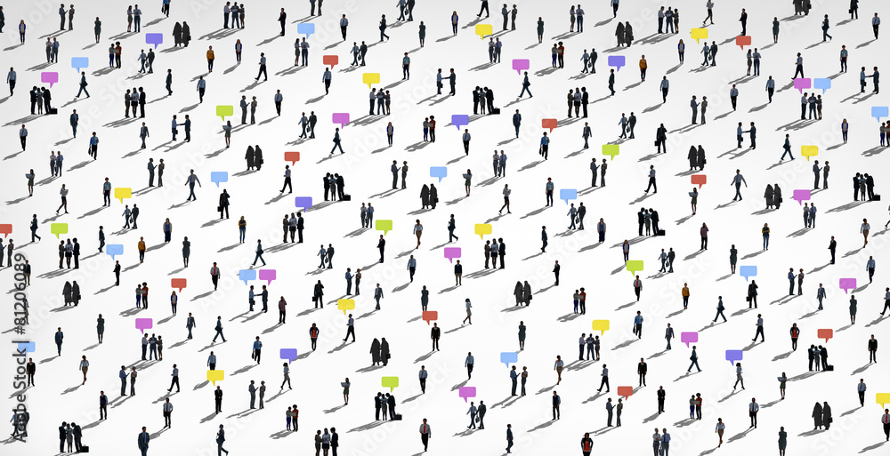 Communication People Diverse Crowd Business People Concept Communication People Diverse Crowd Business People Concept