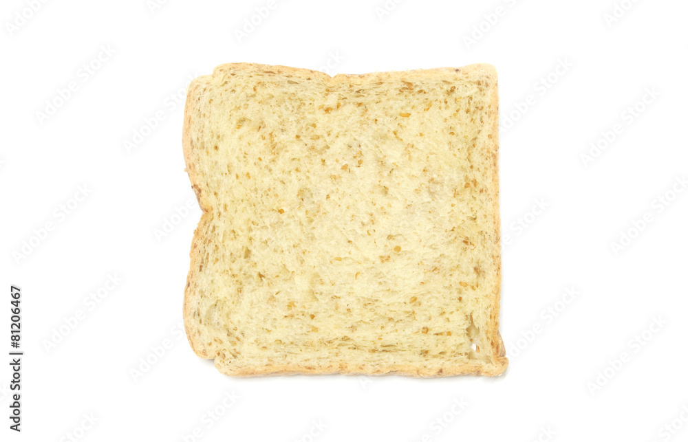 sliced bread isolated on white background sliced bread isolated on white background
