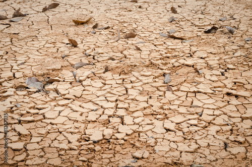 Cracked ground backgroun, dry land