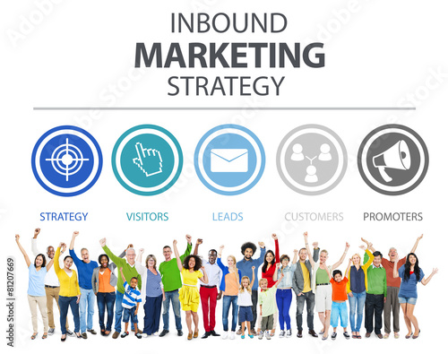 Inbound Marketing Strategy Advertisement Commercial Concept