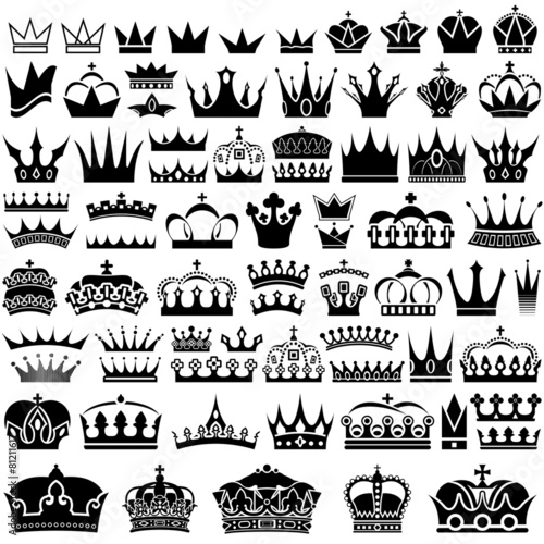 Crown Design Set - 70 Illustrations