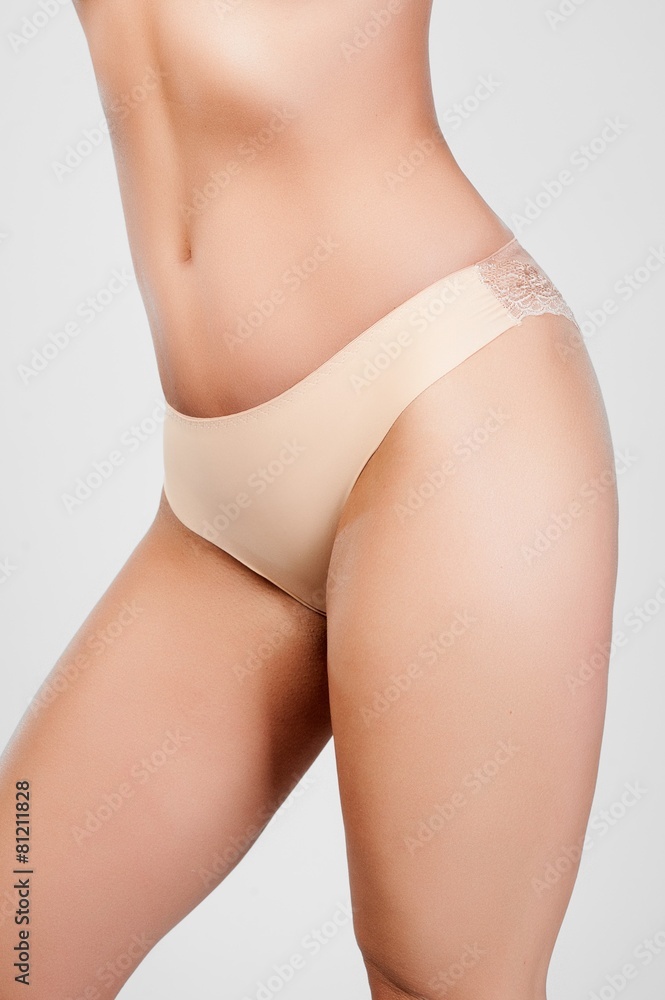 Seksowna kobieca pupa w bieliźnie - obrazy, fototapety, plakaty 