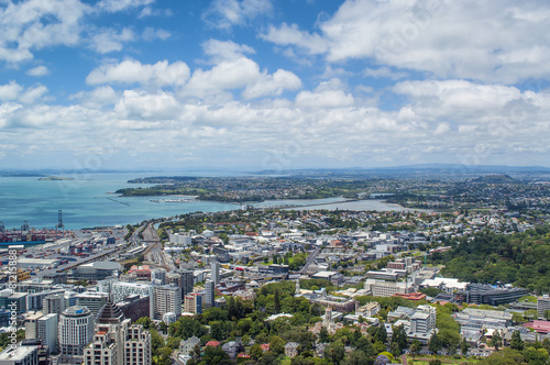 Aerial view of Auckland, New Zealand's city