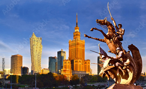 Panorama of Warsaw #81216244
