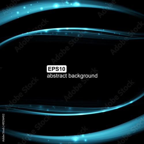 Abstract futuristic wavy background. Vector illustration.