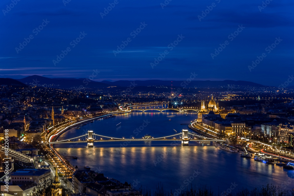 View panoramic Budapest