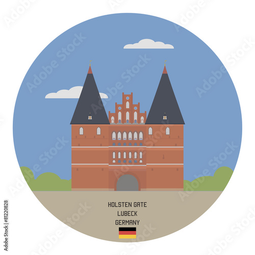 Holsten Gate. Lubeck