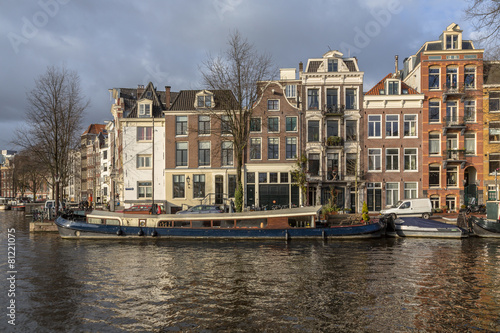 Canal houses Zwanenburgwal