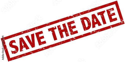 Save the date Stempel rot