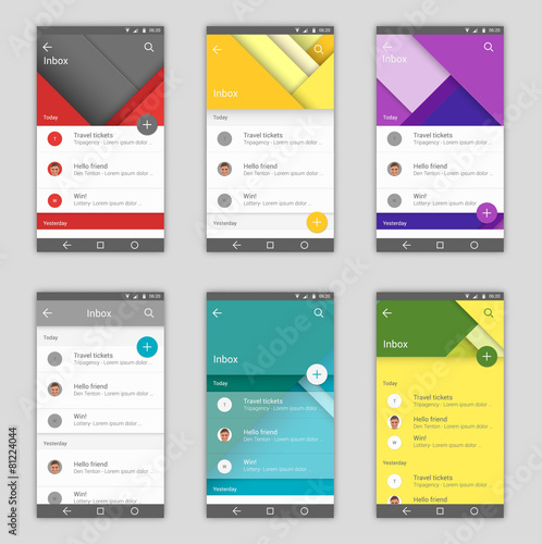 Set of user interfaces