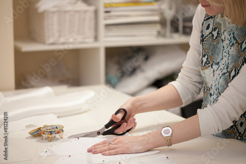 Obraz na plátně fashion designer at work