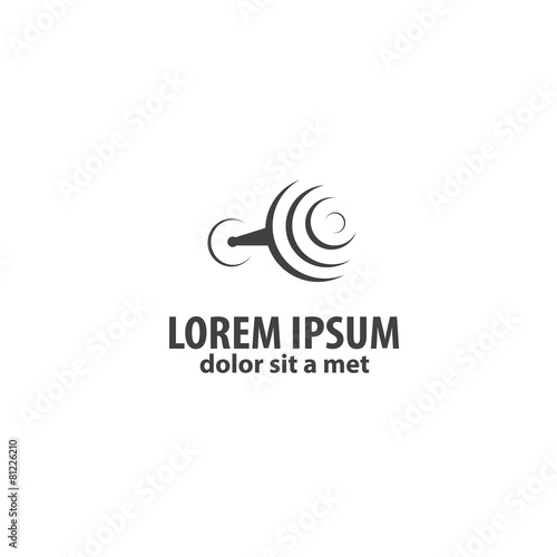 gym icon design concept