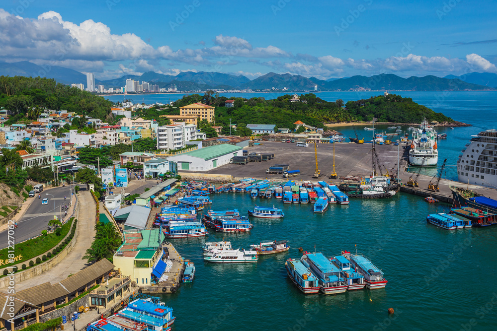 Nha Trang City, viewed from Vinpearl's Cable Car