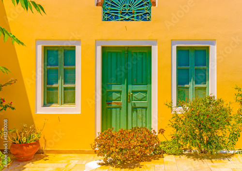 Beautiful house in Oia of Santorini island in Greece