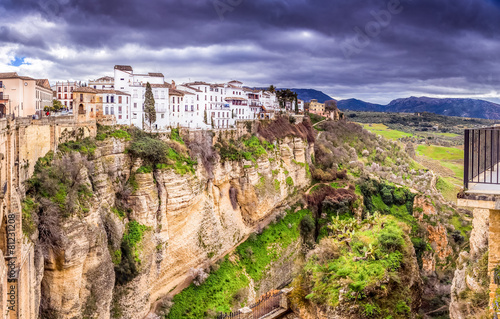 Ronda,in the Spanish province of Málaga,the rock paintings of C