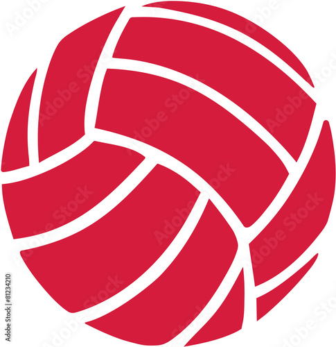 Pictogram red Volleyball
