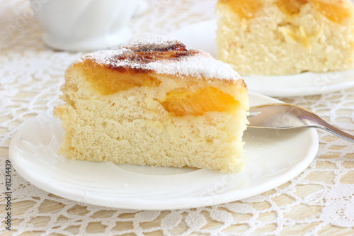 Air cake with oranges