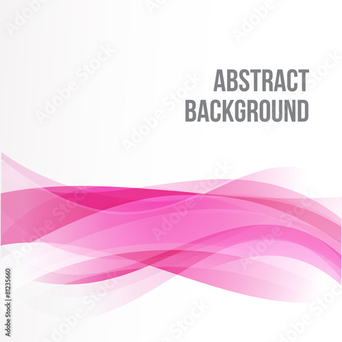 Abstract background Ligth pink curve and wave element vector ill