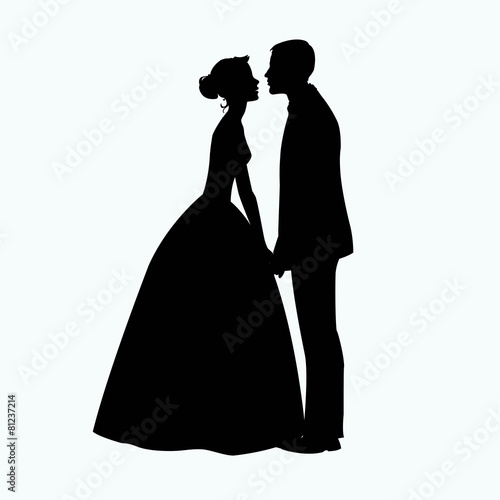 Bride and Groom Silhouette