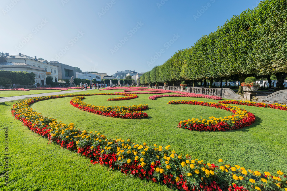 Mirabell Garden (Mirabellgarten) in Salzburg, Austria