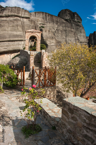 Monastery of St. Nikolas in Meteora, Greece photo