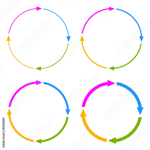 Four part arrow cycle