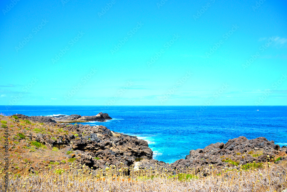 Wonderful rocky coast of the island of Ustica - Sicily