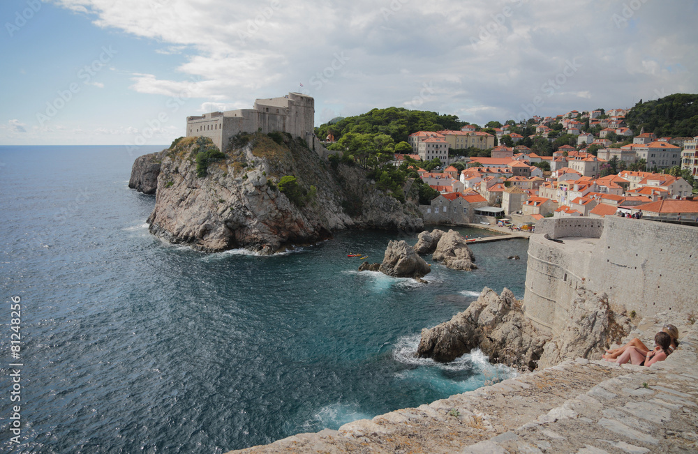 Old Town and Fortress. Dubrovnik, Croatia
