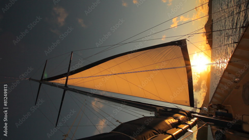 sail in sunset vertical sail in sunset vertical