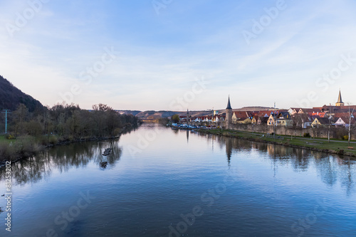 Karlstadt at the river Main