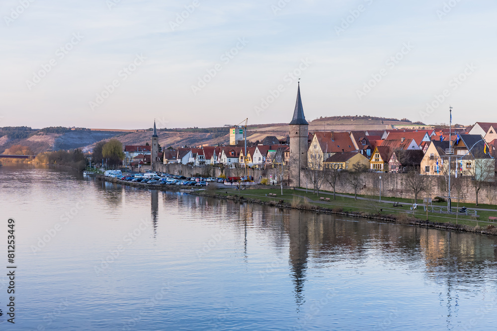 Karlstadt at the river Main