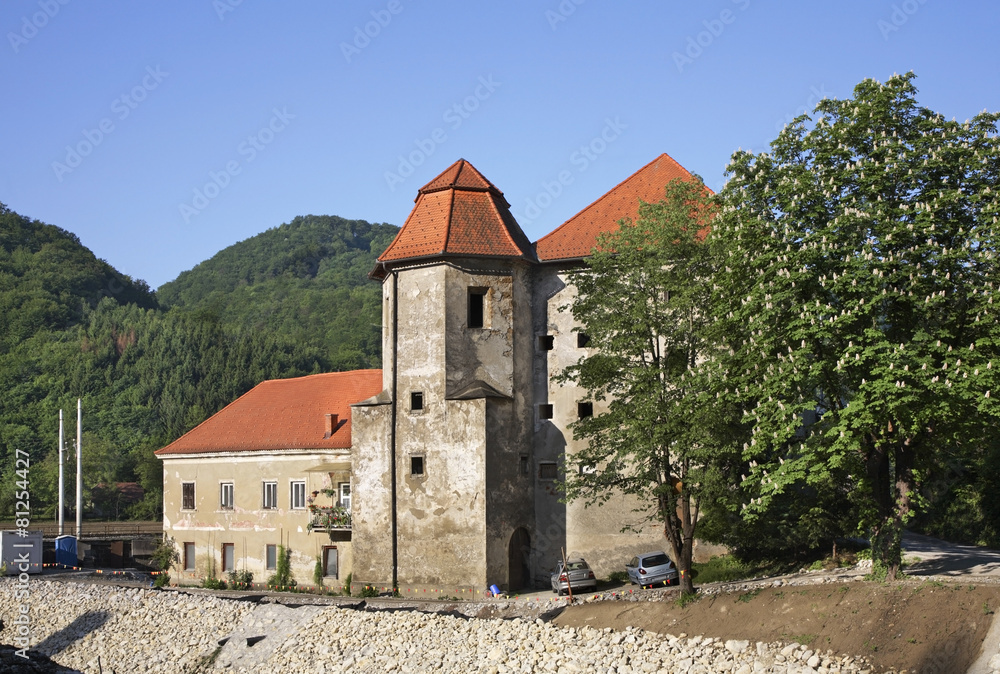 Turn castle in Brestanica. Municipality of Krsko. Slovenia