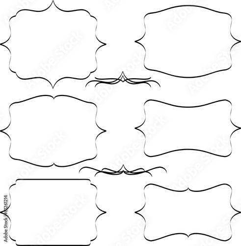 Frames set ornament