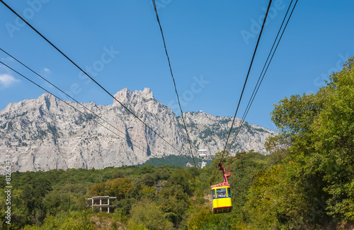 The cable car in Crimea Ai-Petri