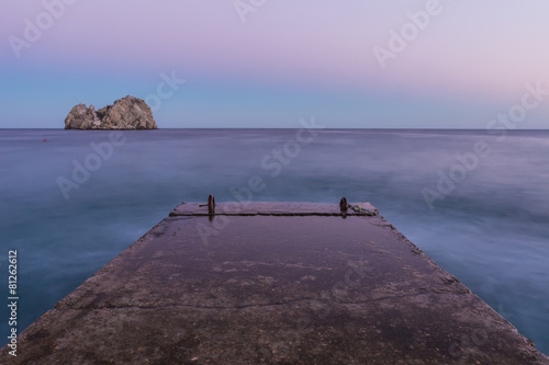 Adalary rocks in the Black Sea. photo