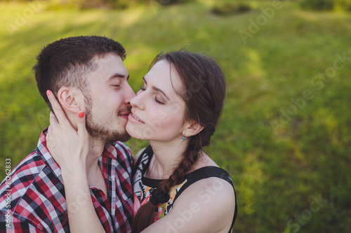 young couple in love 