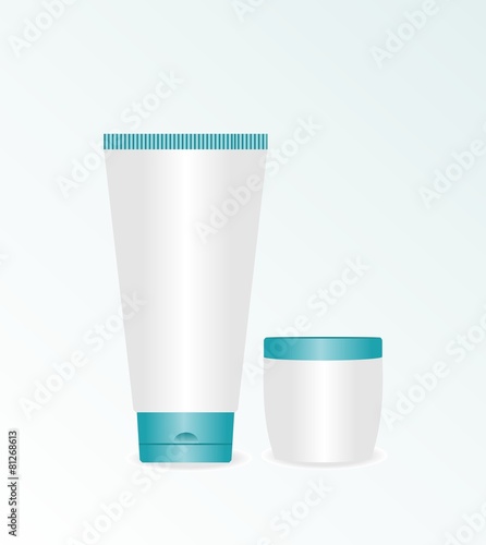 Realistic illustration of cream cosmetic